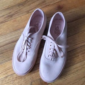 Pink suede vans